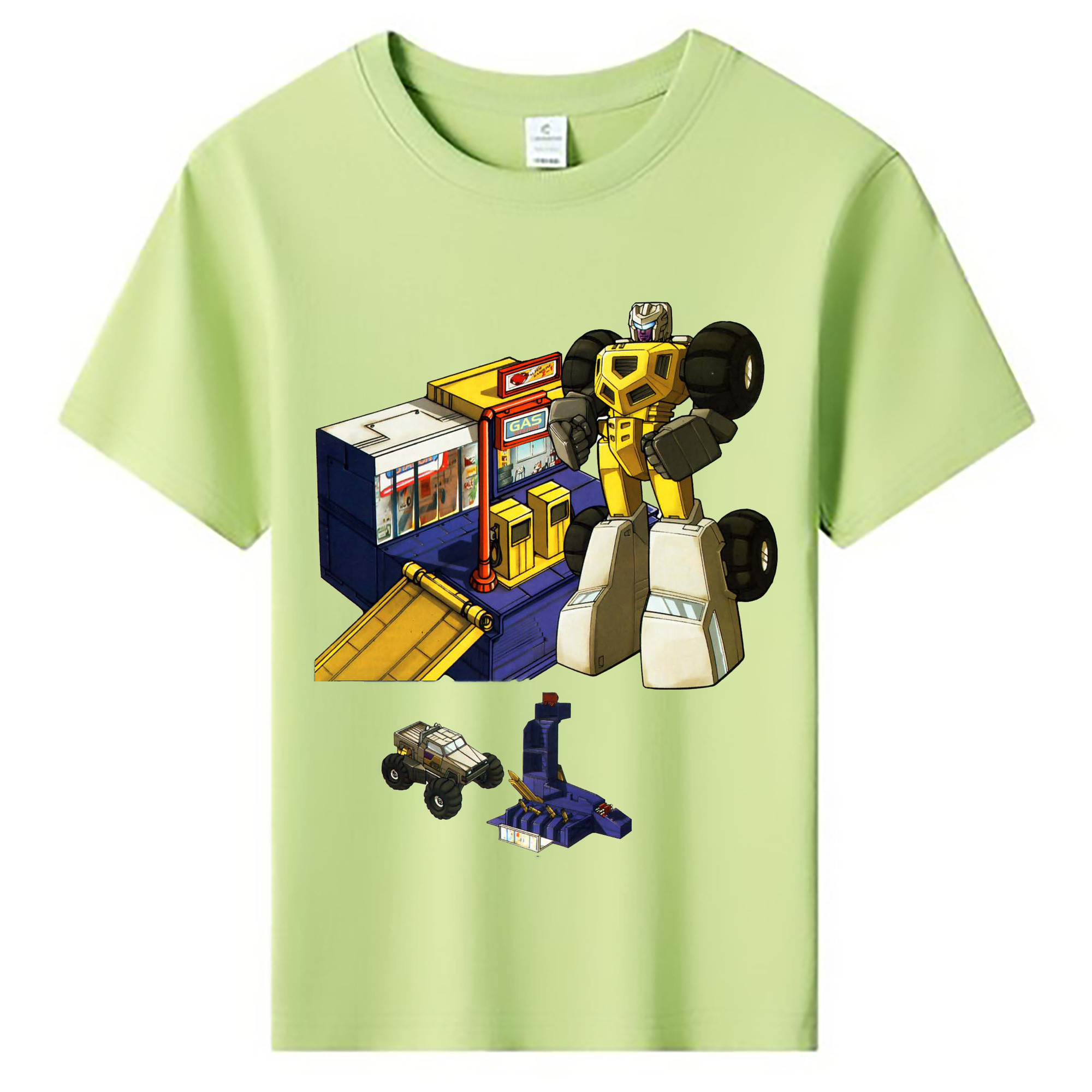 （画像用）  綿100％キッズTシャツ（フロントプリント）